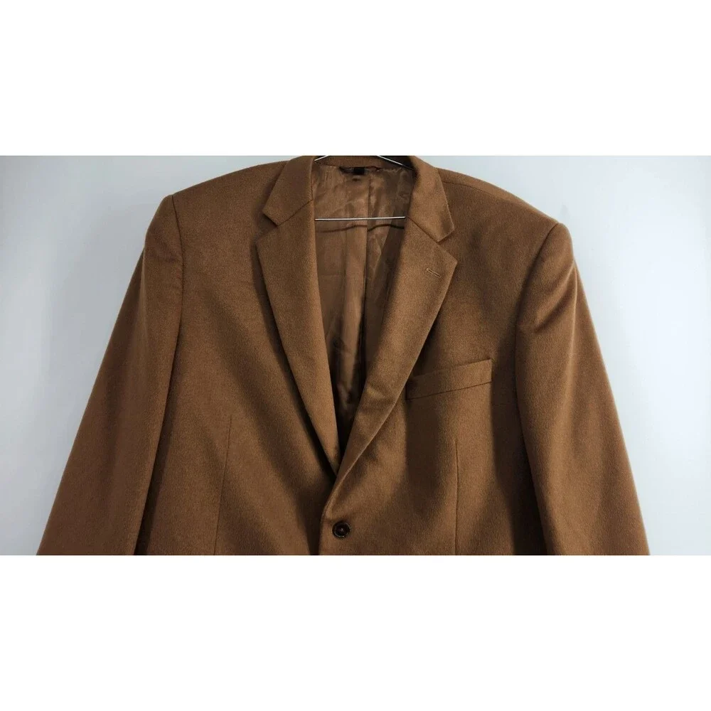 Patrick James 100% Cashmere 44R Brown Conner SC‎ Sports Coat Blazer